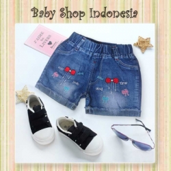 Celana Pendek Denim Sweet Bow  large